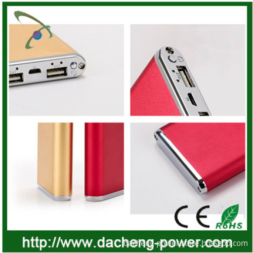 High quality aluminium alloy design power bank 10000mah power bank for phone